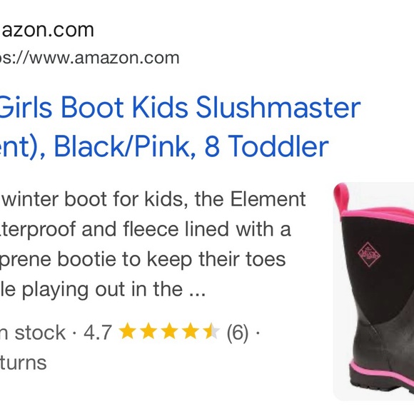 Girl Slushmaster Muck Boots NEW. Missed the window for returning to Amazon. - Picture 1 of 6